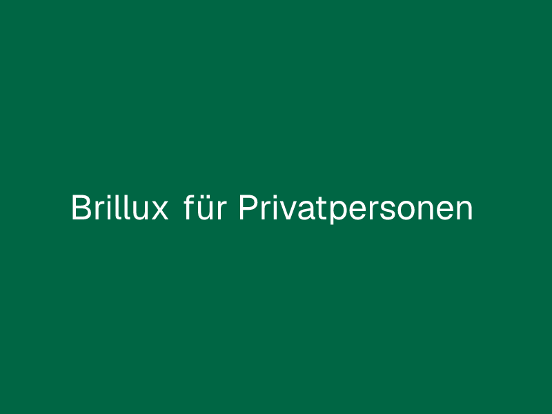 Brillux für Privatpersonen