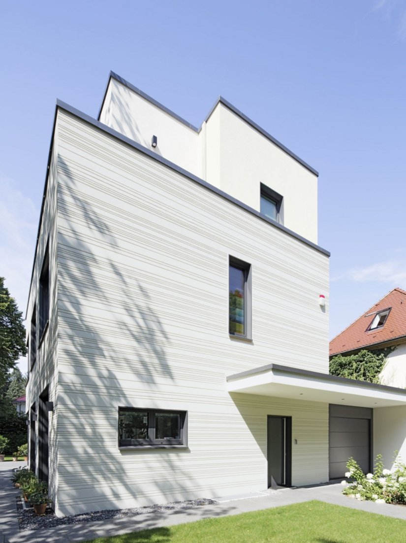 Das Objekt wurde mit dem deutschen Fassadenpreis in der Kategorie WDVS-Fassaden ausgezeichnet.