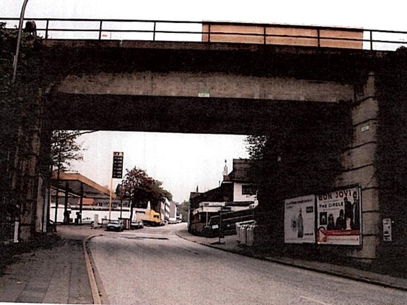 Bestandsaufnahme der Brücke vor der Sanierung.