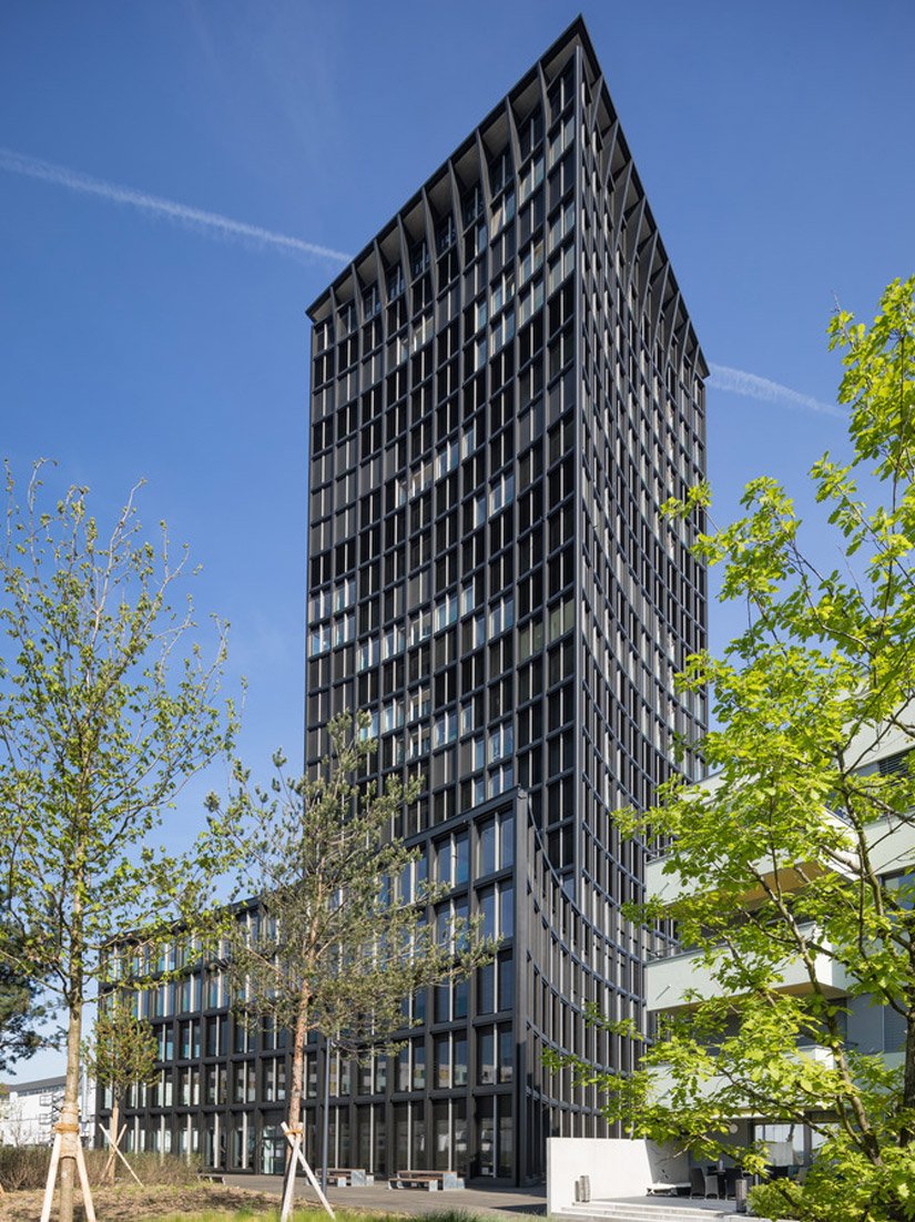 Der CERES-Tower bietet 136 Wohnungen in ganz unterschiedlichen Größen an.