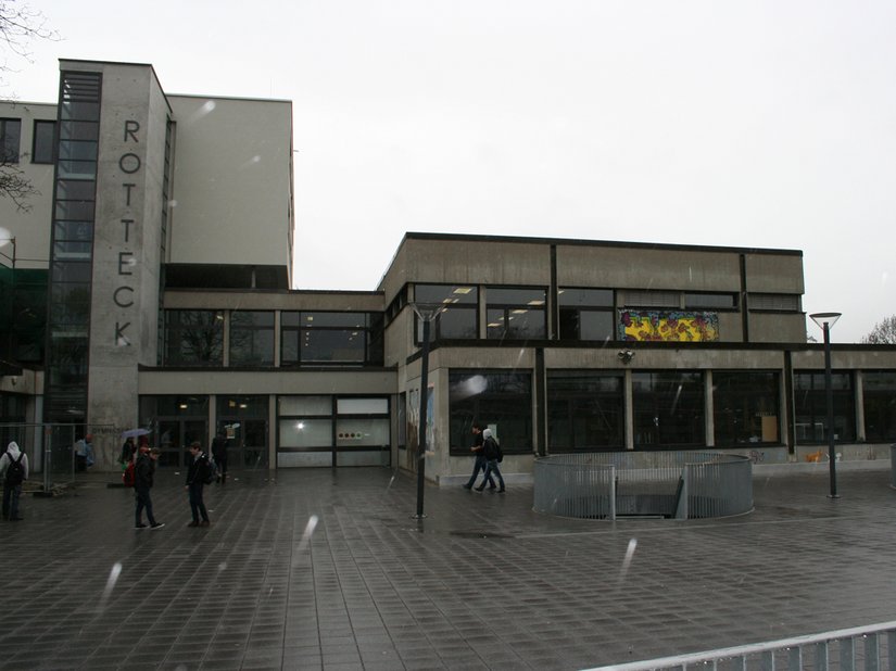 Bestandsaufnahme des Objektes Rotteck-Gymnasium vor der Renovierung.