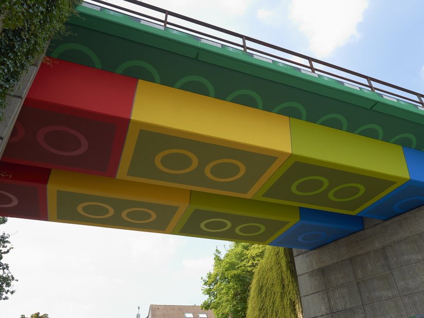 Die Brücke an der Schwesterstraße nach der Sanierung.