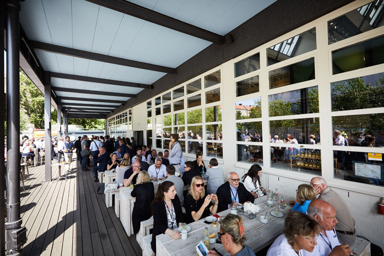 Terrasse, Speisen und Getränke