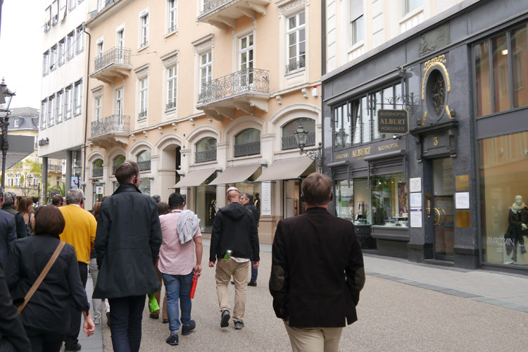 Nachmittagsarchitektur Baden Baden 2019