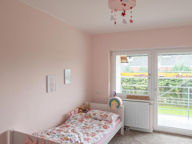 Kinderzimmer neu Bettecke