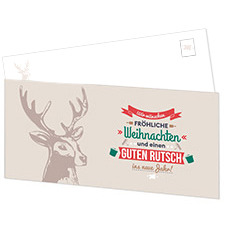 Weihnachtskarten- und umschläge