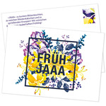 Postkarte "Frühjaaa"
