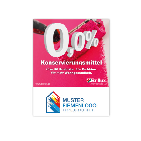 Gerüstplane Brillux Zuhause 2,00 x 2,50 m PVC