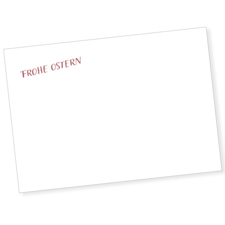 Briefumschlag DIN C6 "Häschen"